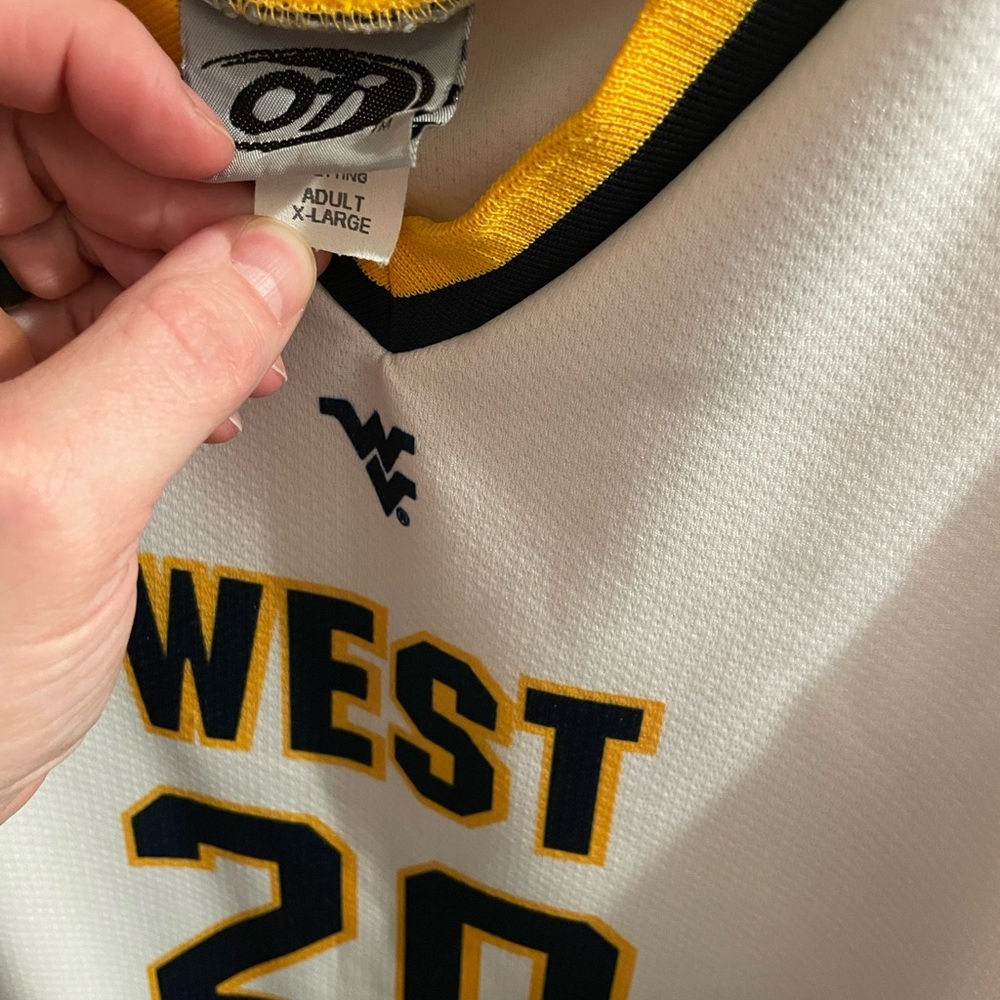 WVU basketball Jersey (Mike Gansey)